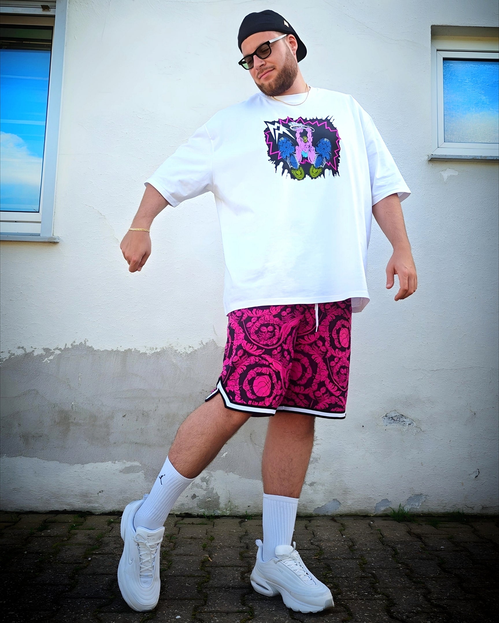 JUMP INTO LIGHT OVERSIZE HEAVY WEIGHT T SHIRT