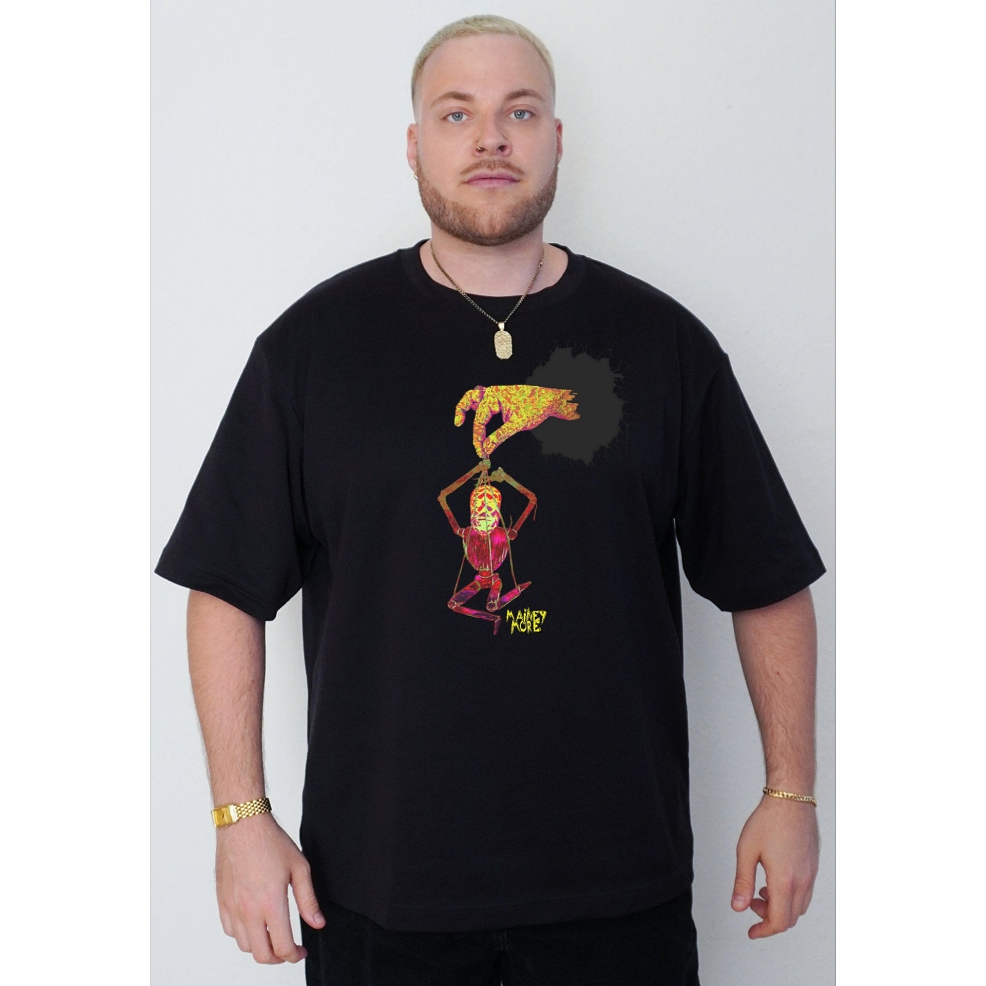 OVERSIZE HEAVY WEIGHT NO SLAVE OF AUTHORITYS T -Shirt