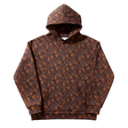 Patina Mirage Hoodie as a unisex heavyweight piece with an exclusive brown pattern, modern and urban