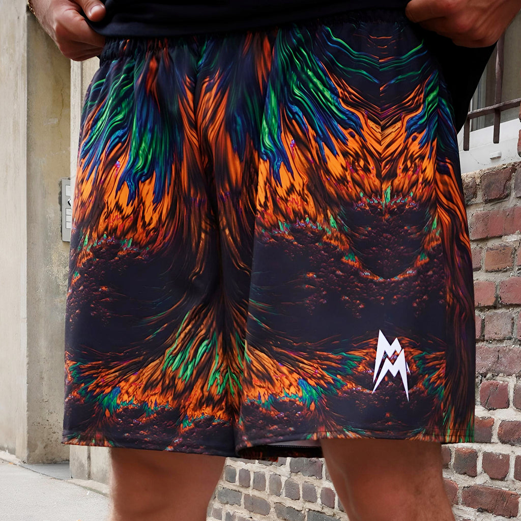 Mainey Psychedelic Mandarin Shorts