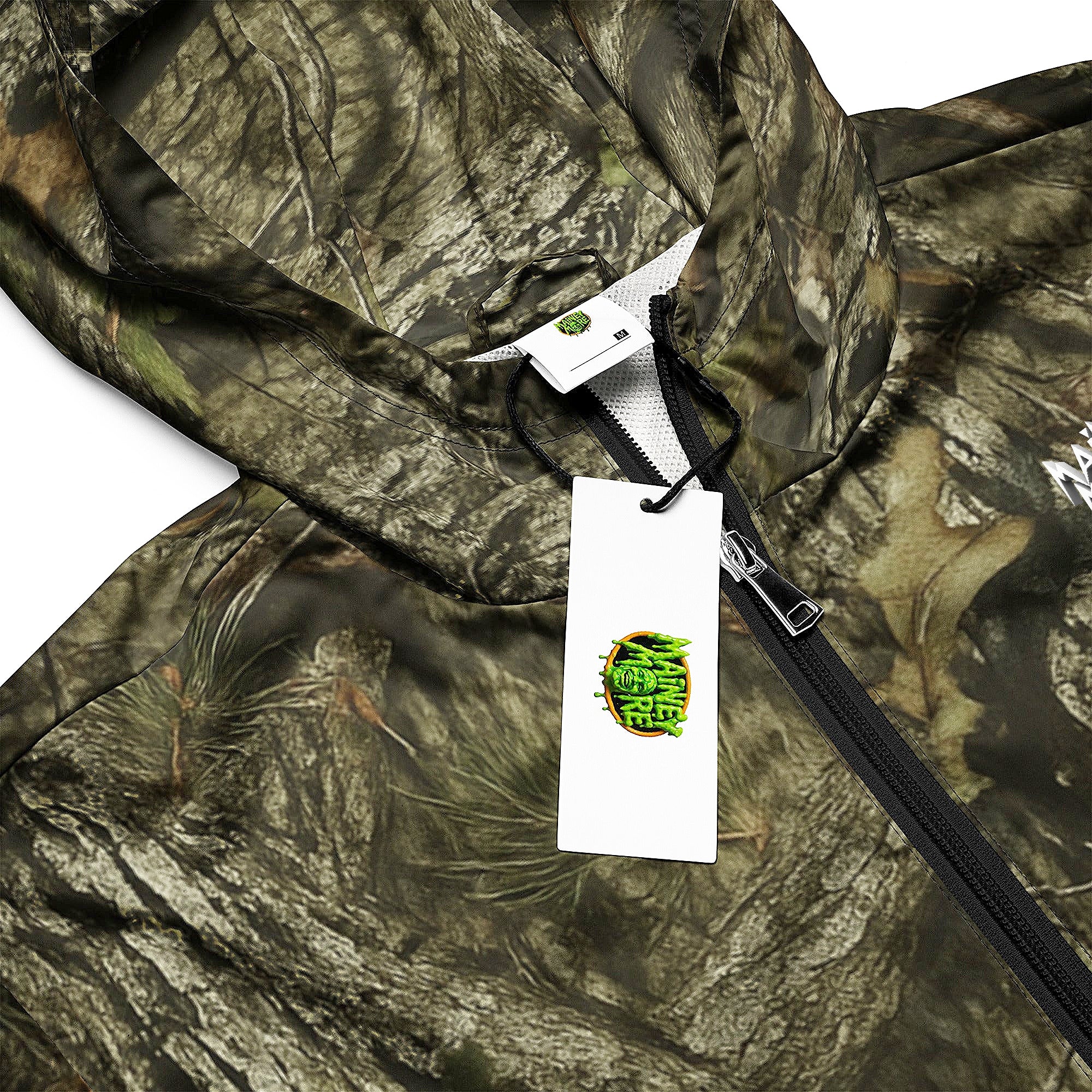UNISEX WOODLAND CAMOU WINDBREAKER