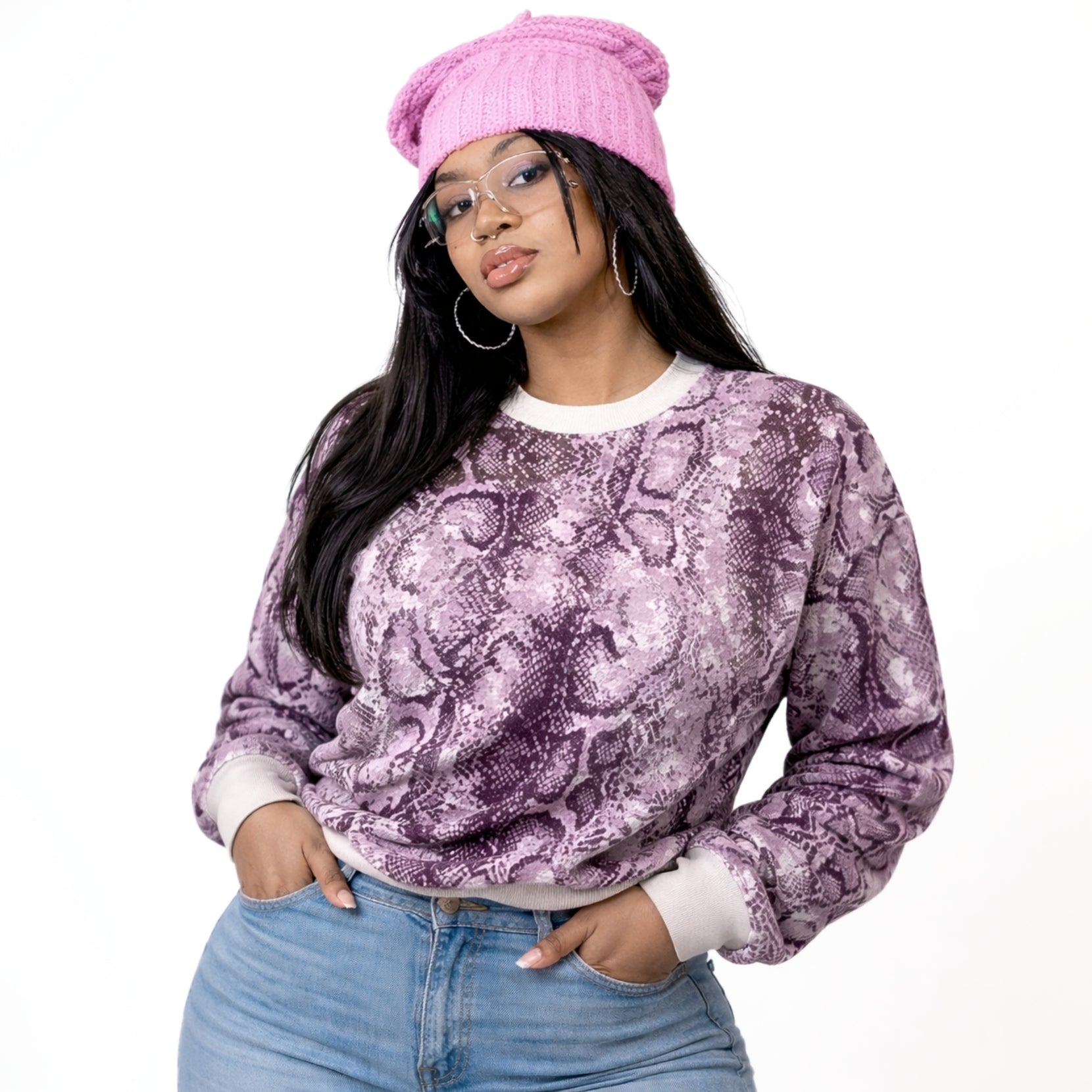 OPHIDIAN RELAXED FIT UNISEX KNIT SWEATER