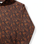 Sustainable hoodie with patina for eco-fashionistas, fairly produced, urban all-over design
