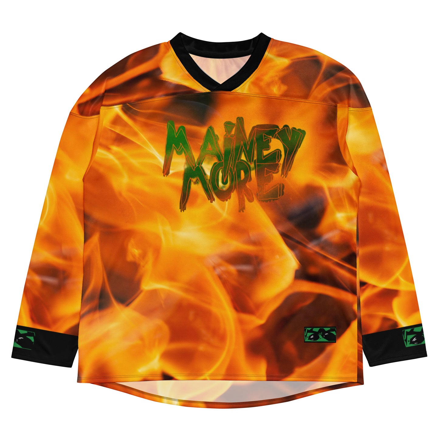 Oversize Burning Hockey Jersey