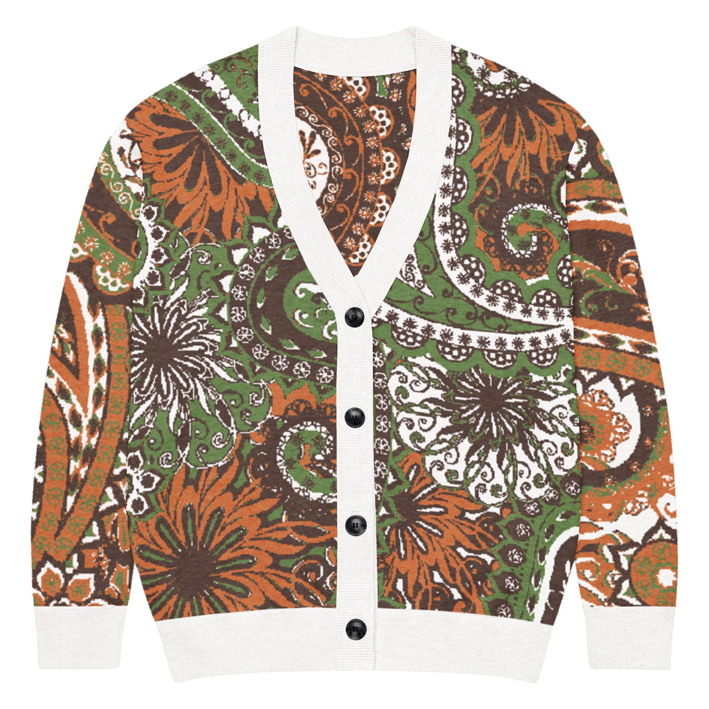 PAISLEY KNITTED CARDIGAN