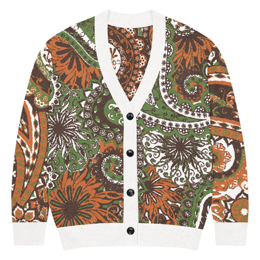 PAISLEY KNITTED CARDIGAN