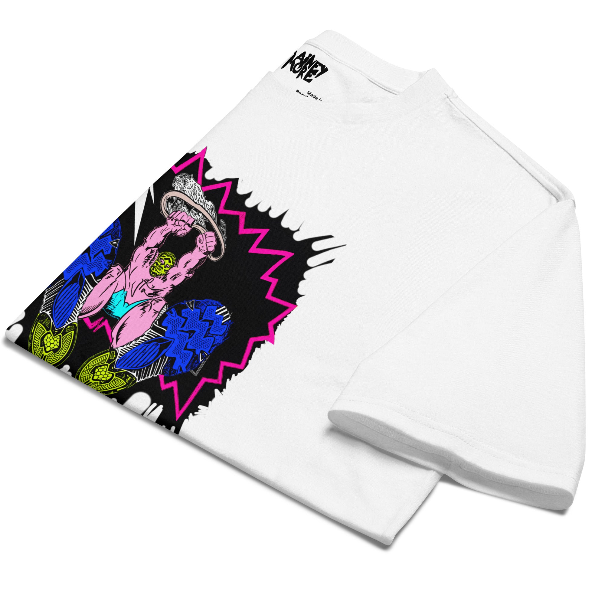 JUMP INTO LIGHT OVERSIZE HEAVY WEIGHT T SHIRT
