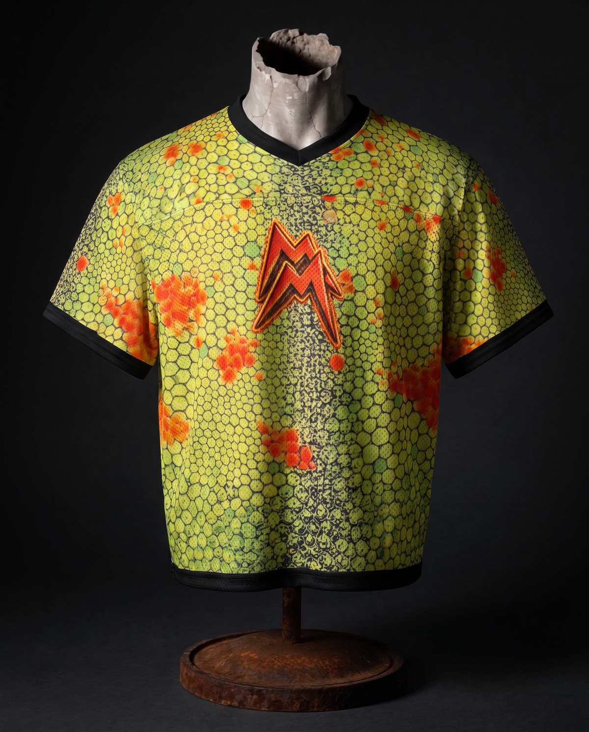 THE SCALE — REPTILE VENOM BOXY FIT UNISEX FOOTBALL JERSEY