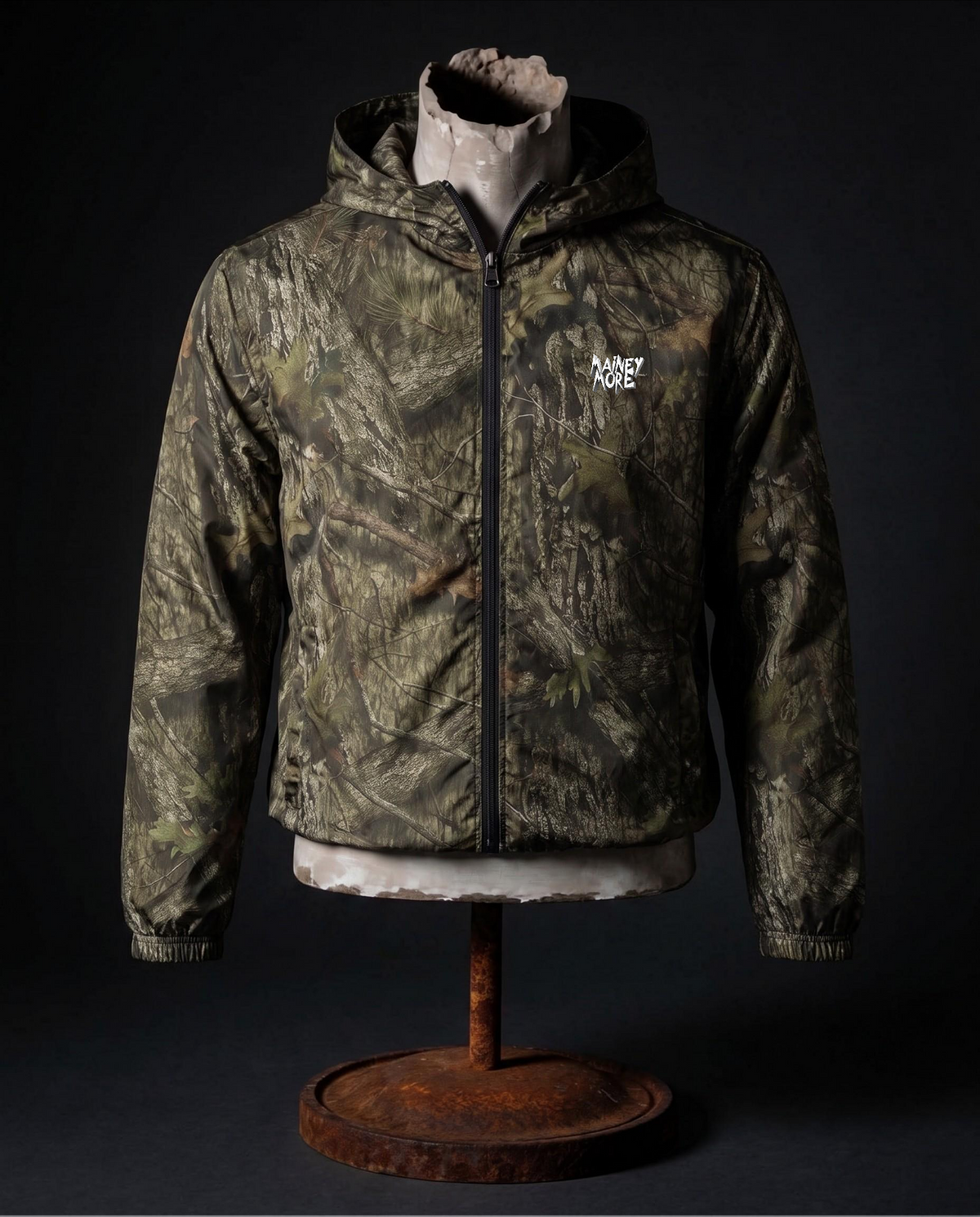 Woodland Camou Regular Fit Unisex Windbreaker