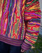 MAINUCCI MULTI OVERSIZE FIT UNISEX 3D-STRICKPULLOVER