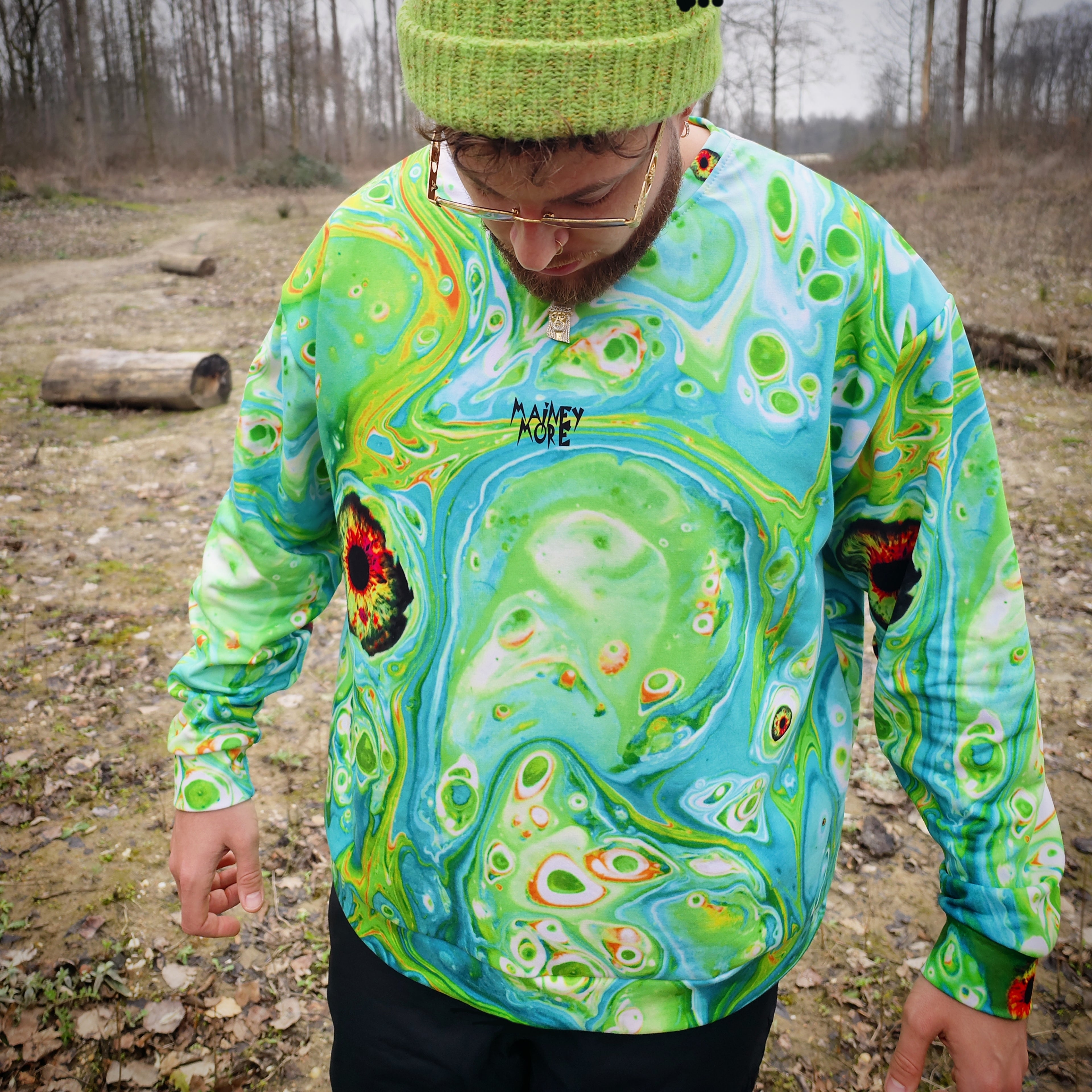 INSIDE EVIL UNISEX POLY PULLOVER