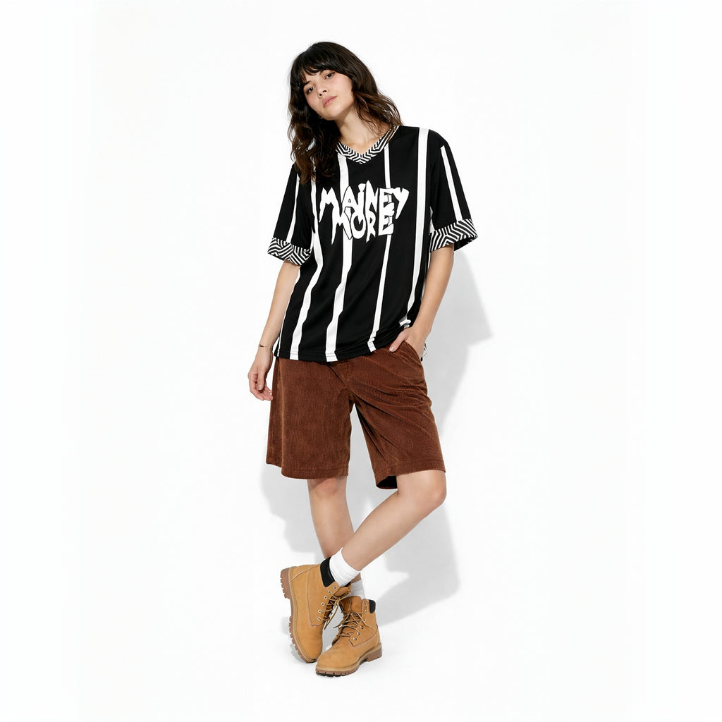 REBEL LINES BLACK RELAXED FIT UNISEX TRIKOT