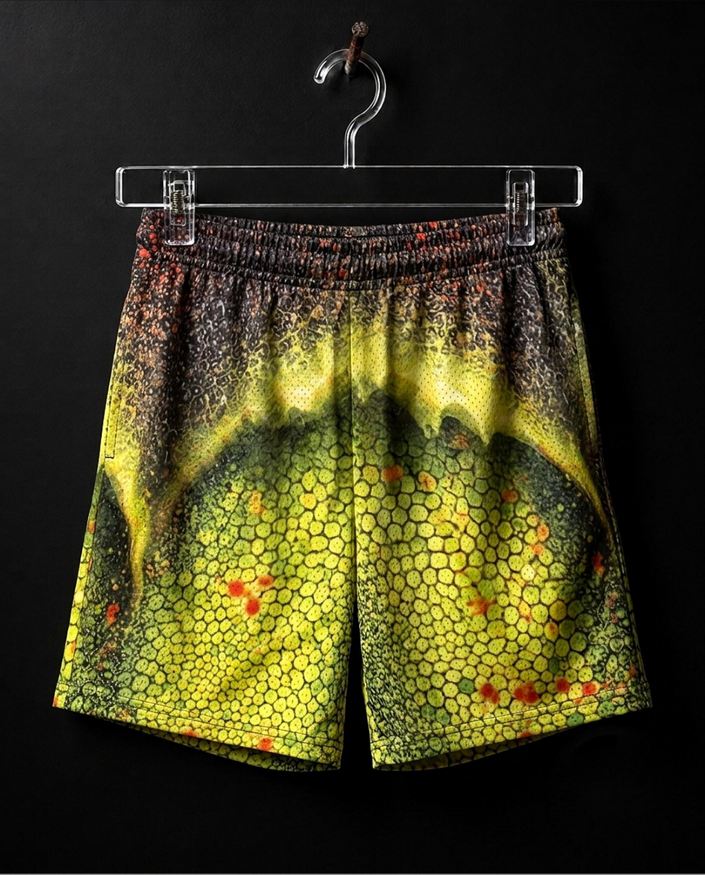 THE SCALE — REPTILE VENOM REGULAR FIT UNISEX SPORTSHORTS