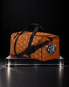 Mainey Duffle Bag in Brown with White MM Logo