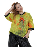 REPTILE VENOM GRID UNISEX BOXY FOOTBALL JERSEY