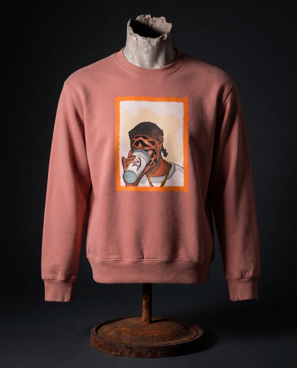 Dirty Sip Pink Clay Regular Fit Unisex Sweatshirt