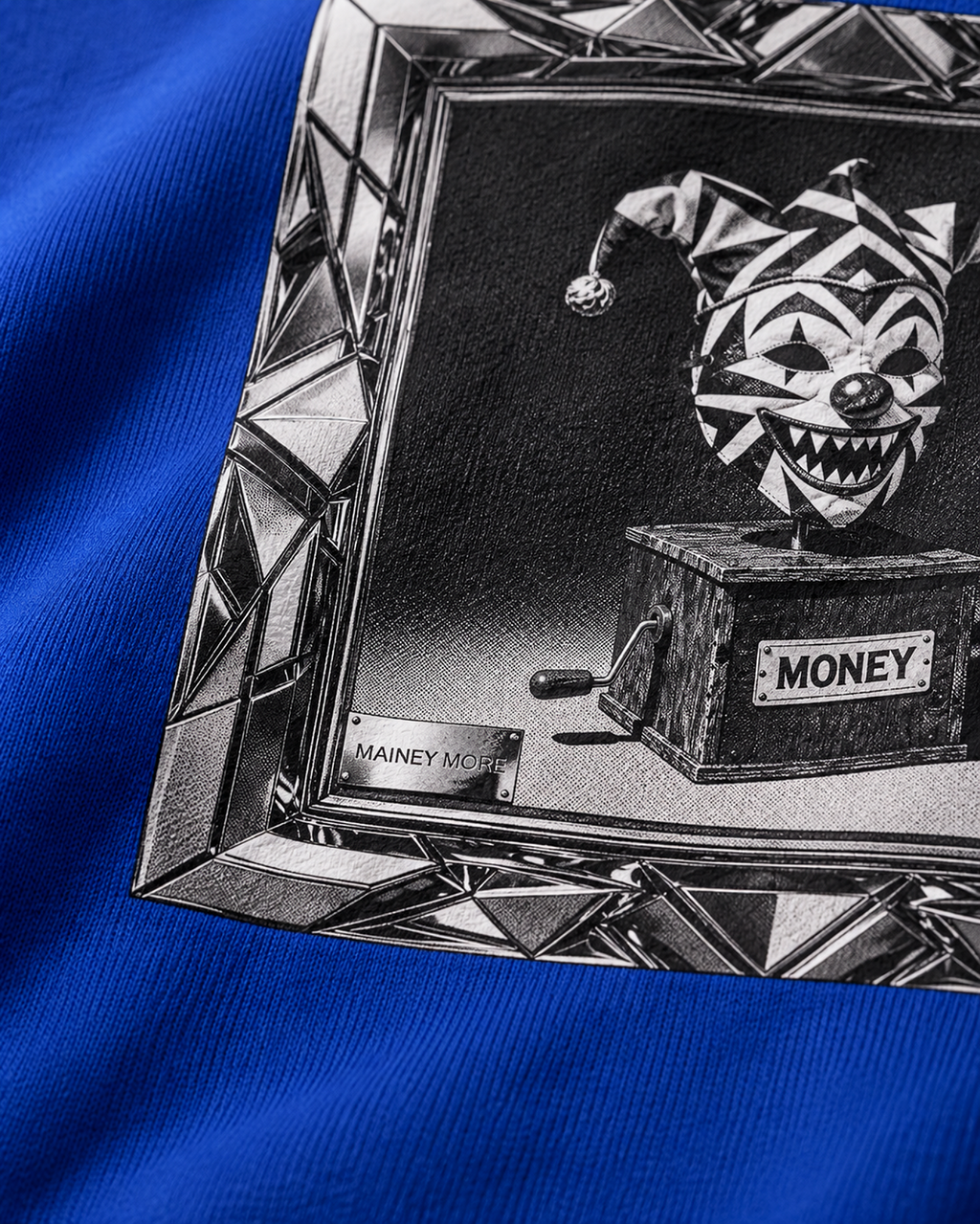 MONEY REBELLION BLAU REGULAR FIT UNISEX PULLOVER