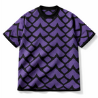 FRACTURED GRID KNIT TEE – VIOLET EDITION