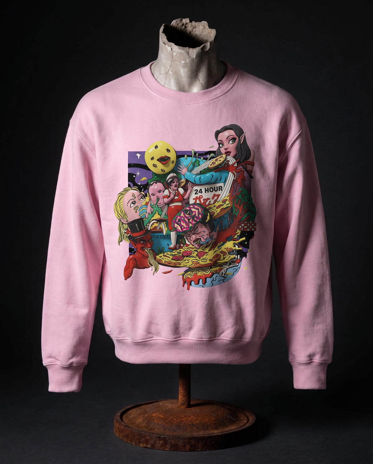Lucid Dreams Pink Regular Fit Unisex Pullover