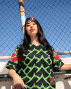 Recycled Vertebra Baseball Jersey – MAINEY MORE, view 4