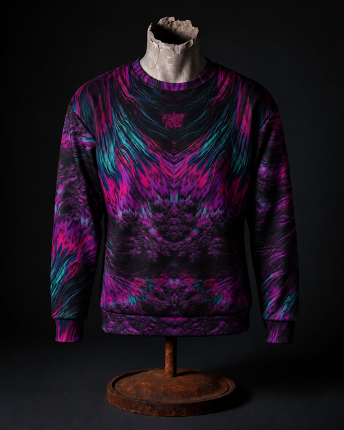 PSYCHEDELIC PURPLE REGULAR FIT UNISEX POLY PULLOVER