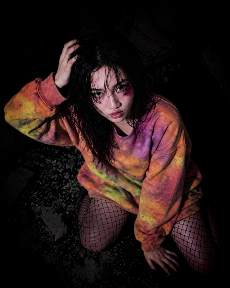 BLOOM DECAY REGULAR FIT UNISEX POLY-PULLOVER