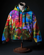 Mainey Traumatized Relaxed Fit Unisex Poly Zip Hoodie