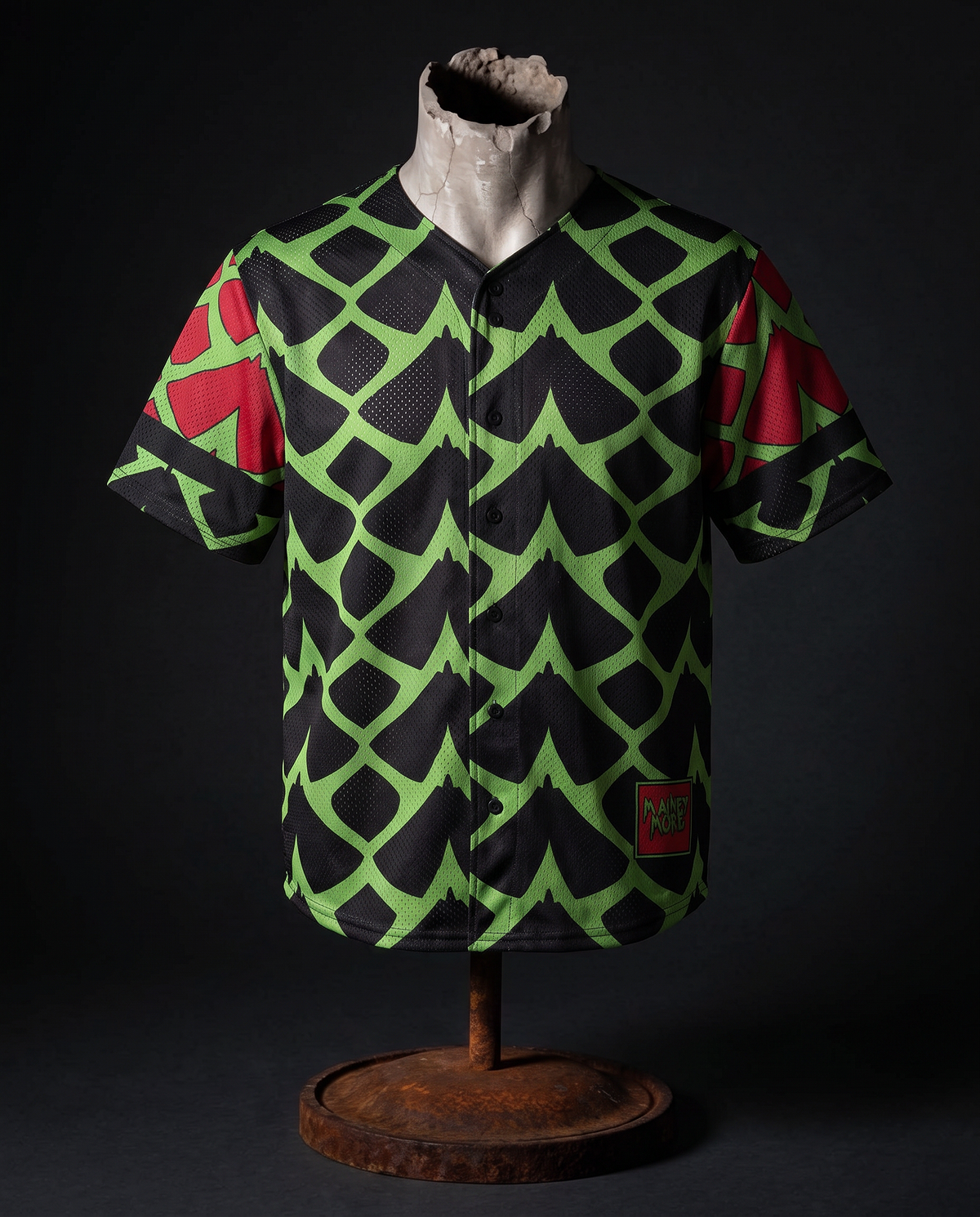 Recycled Vertebra Baseball Jersey – MAINEY MORE