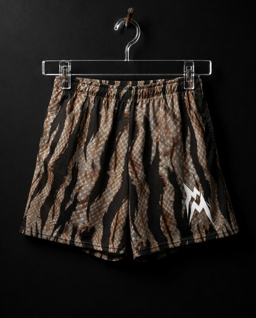 WILDLIFE REGULAR FIT UNISEX ATHLETIC SHORTS