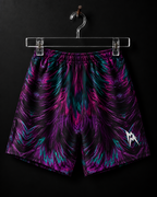 Mainey Psychedelic Regular Fit Unisex Poly Shorts