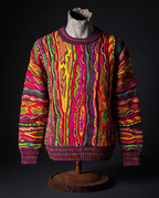 Mainucci Multi Oversize Fit Unisex Knit 3D Sweater