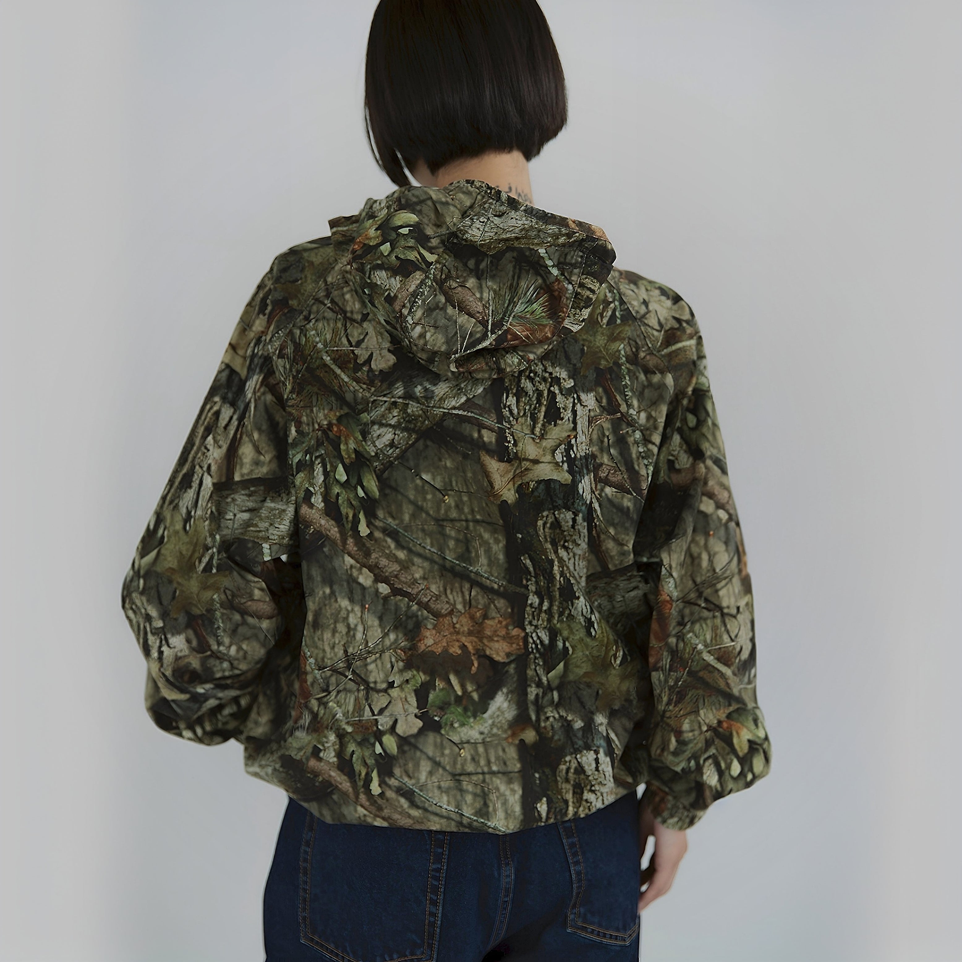 UNISEX WOODLAND CAMOU WINDBREAKER