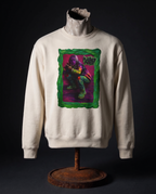 Ma$ked Mood Beige Regular Fit Unisex Pullover