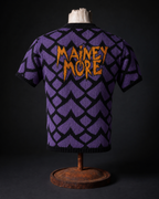 THE SCALE — FRACTURED GRID REGULAR FIT VIOLET UNISEX KNIT TEE