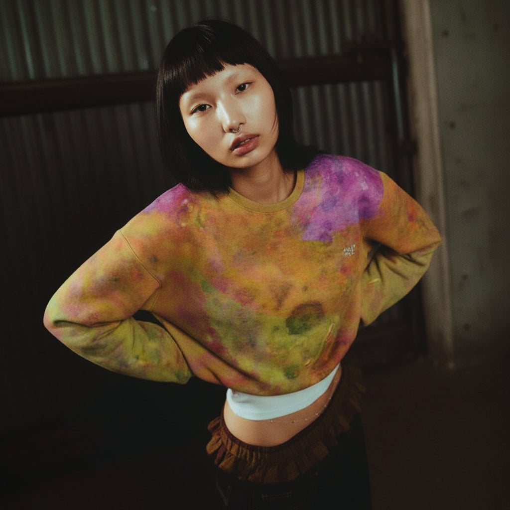 BLOOM DECAY REGULAR FIT UNISEX POLY PULLOVER