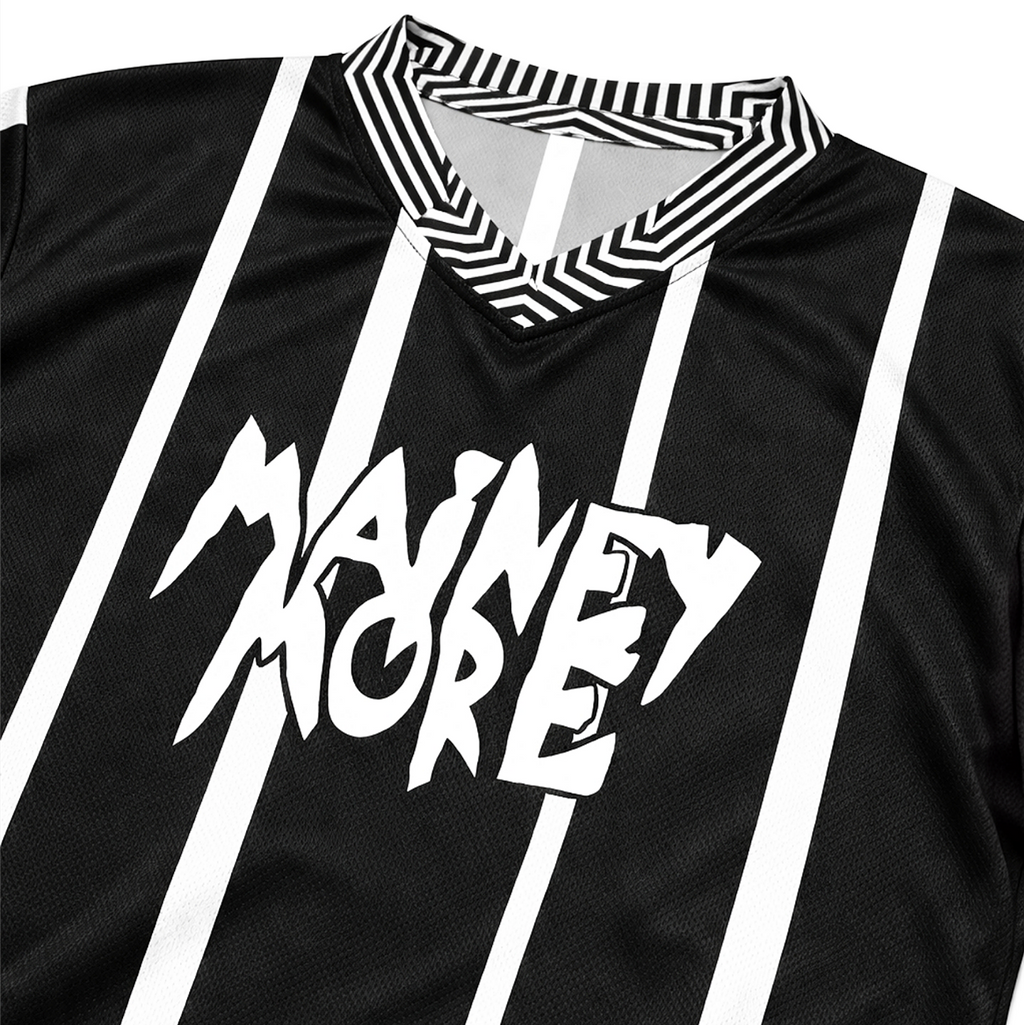 REBEL LINES BLACK RELAXED FIT UNISEX TRIKOT