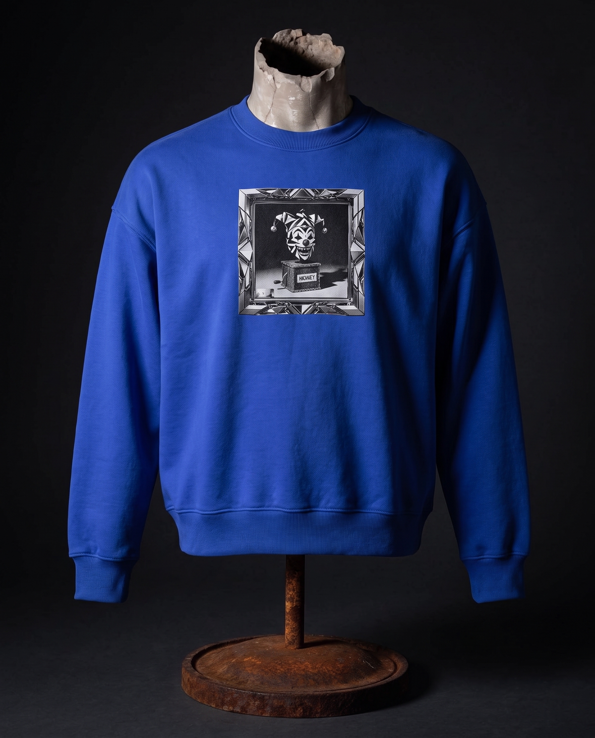 Money Rebellion Blue Regular Fit Unisex Pullover