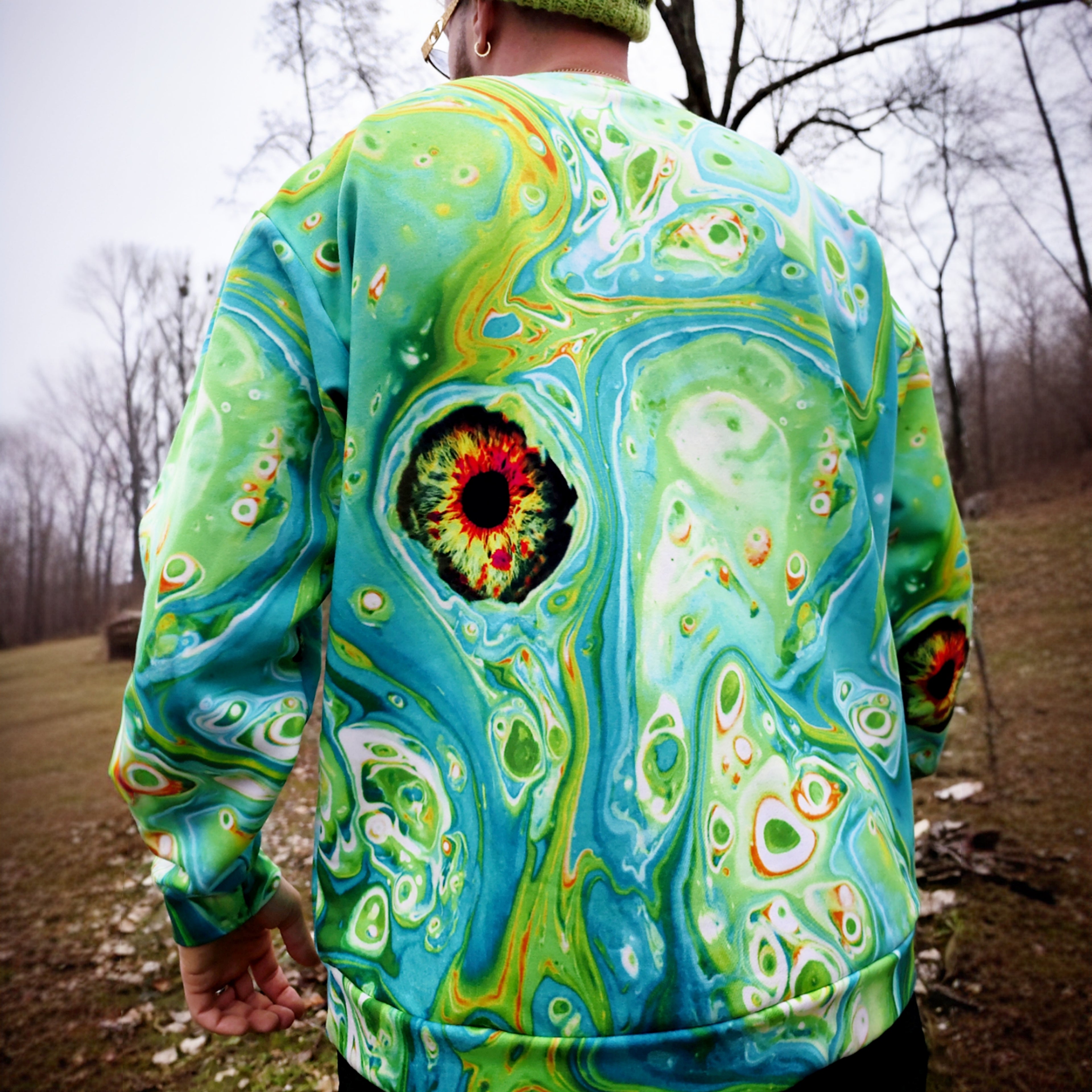 INSIDE EVIL UNISEX POLY PULLOVER