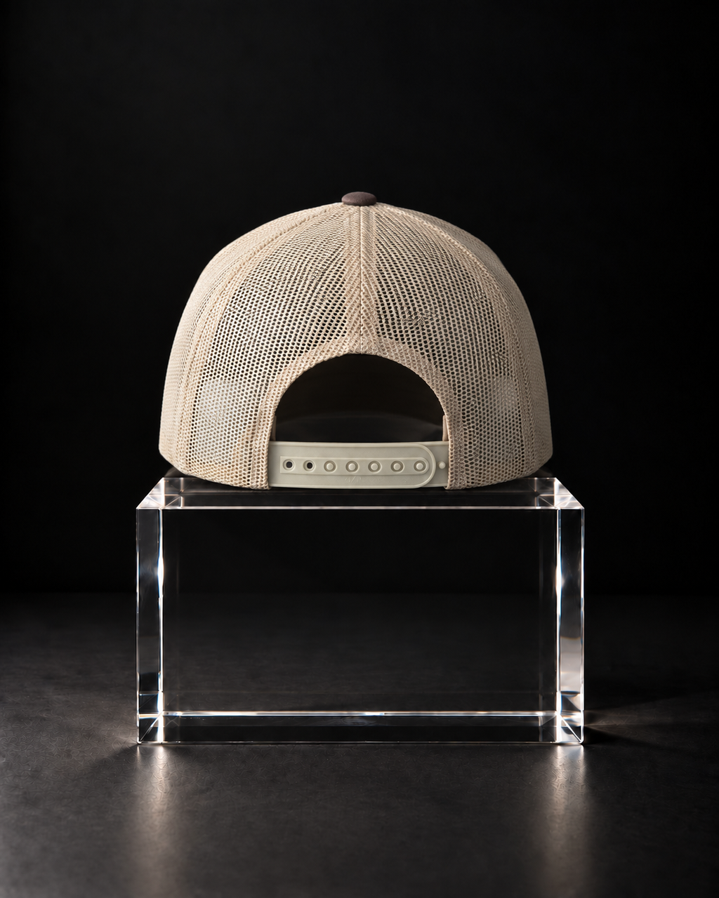 UNISEX CURVED TRUCKER CAP BRAUN