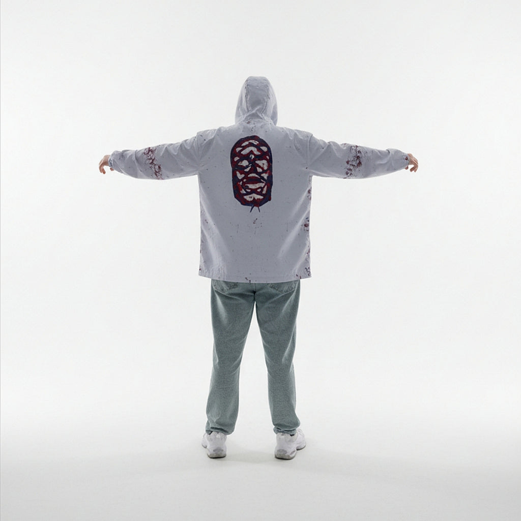 WOUNDED ICONOCLAST REGULAR FIT UNISEX WINDBREAKER