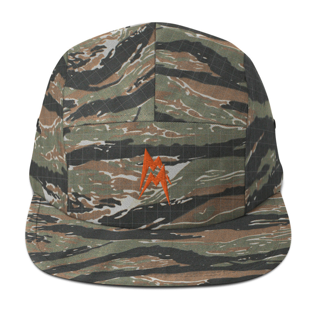 Mainey Five Panel Cap / Embroidery / Orange / Cotton /  Baumwolle / Beige / Green / Grün / Camouflage /