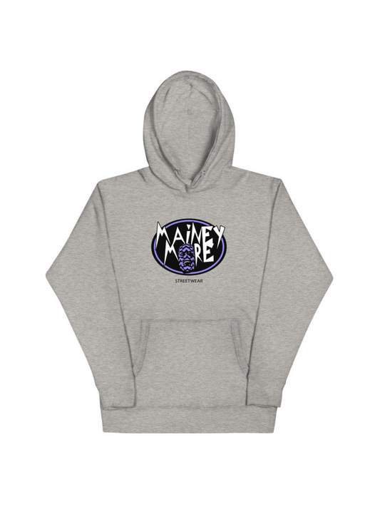 Unisex - Mainey Hoodie / Printed Logo Purple