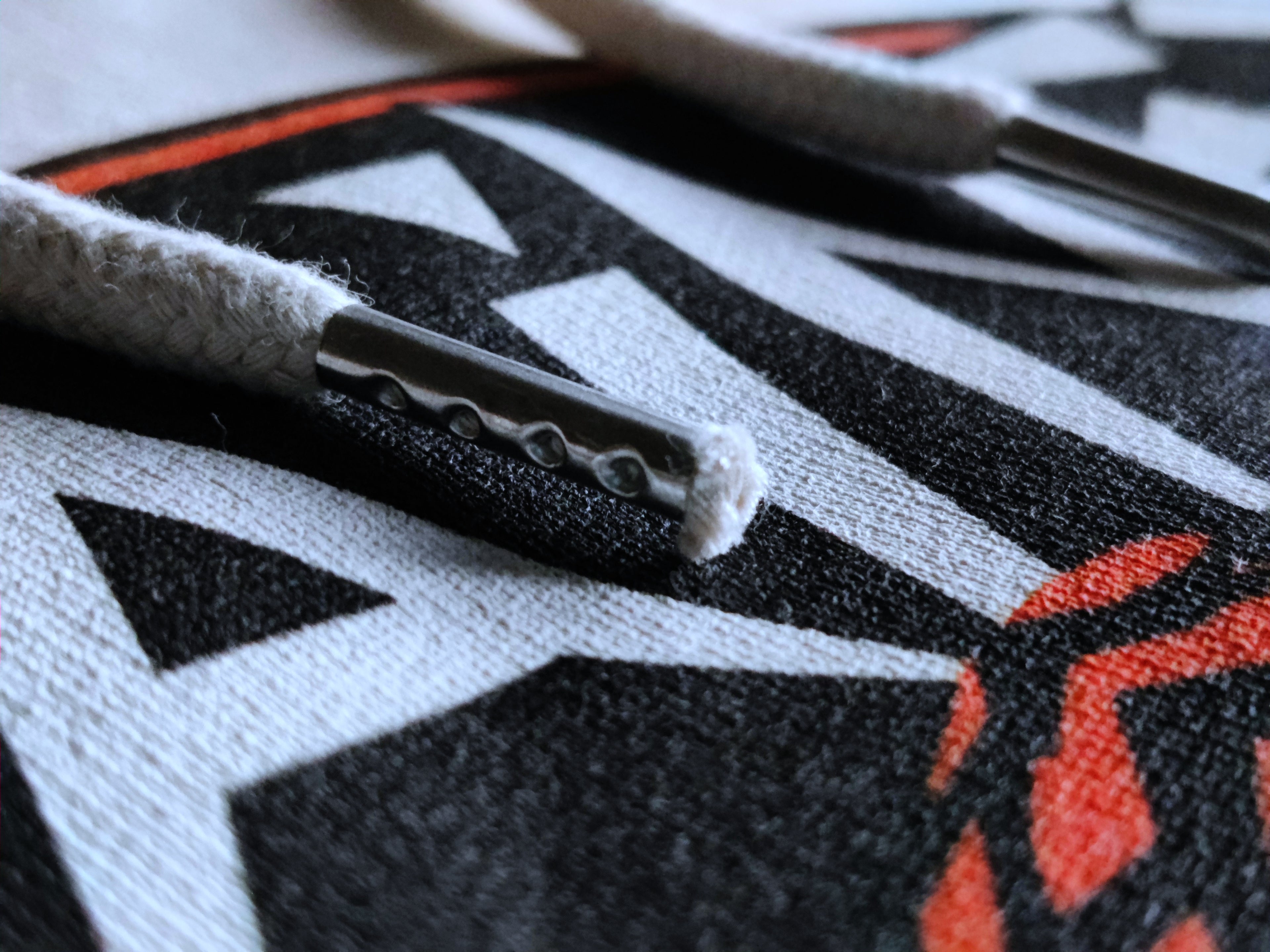 Unisex - Mainey Hoodie / Printed Logo Orange