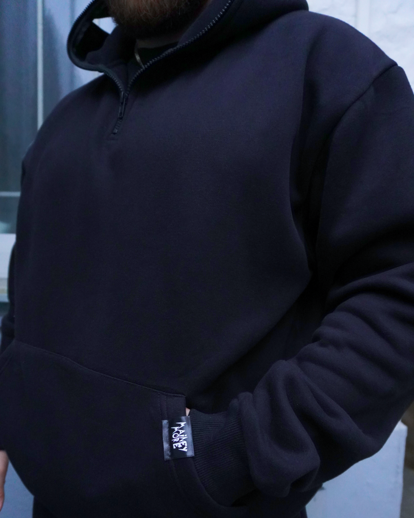 Balaclava Hoodie / Black /