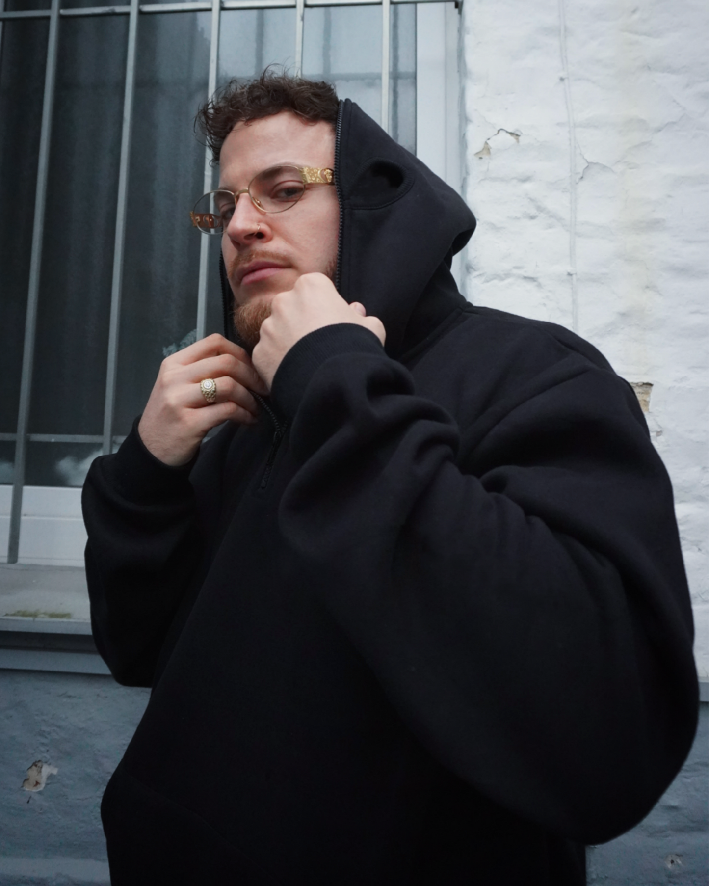 Balaclava Hoodie / Black /