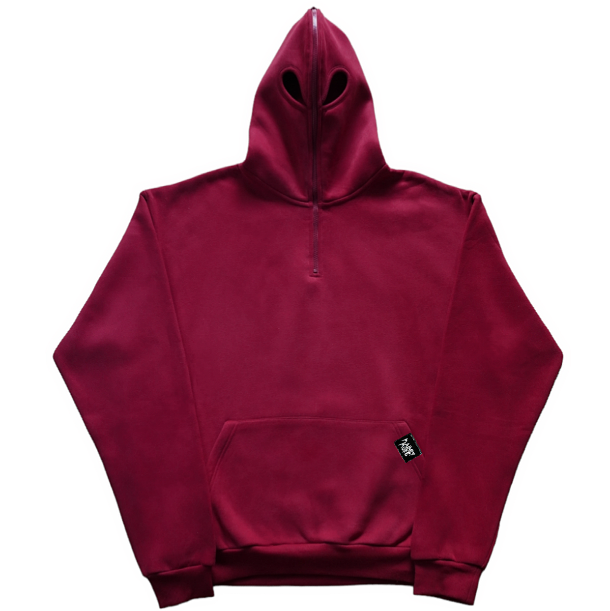 Balaclava Hoodie / Bordeaux/