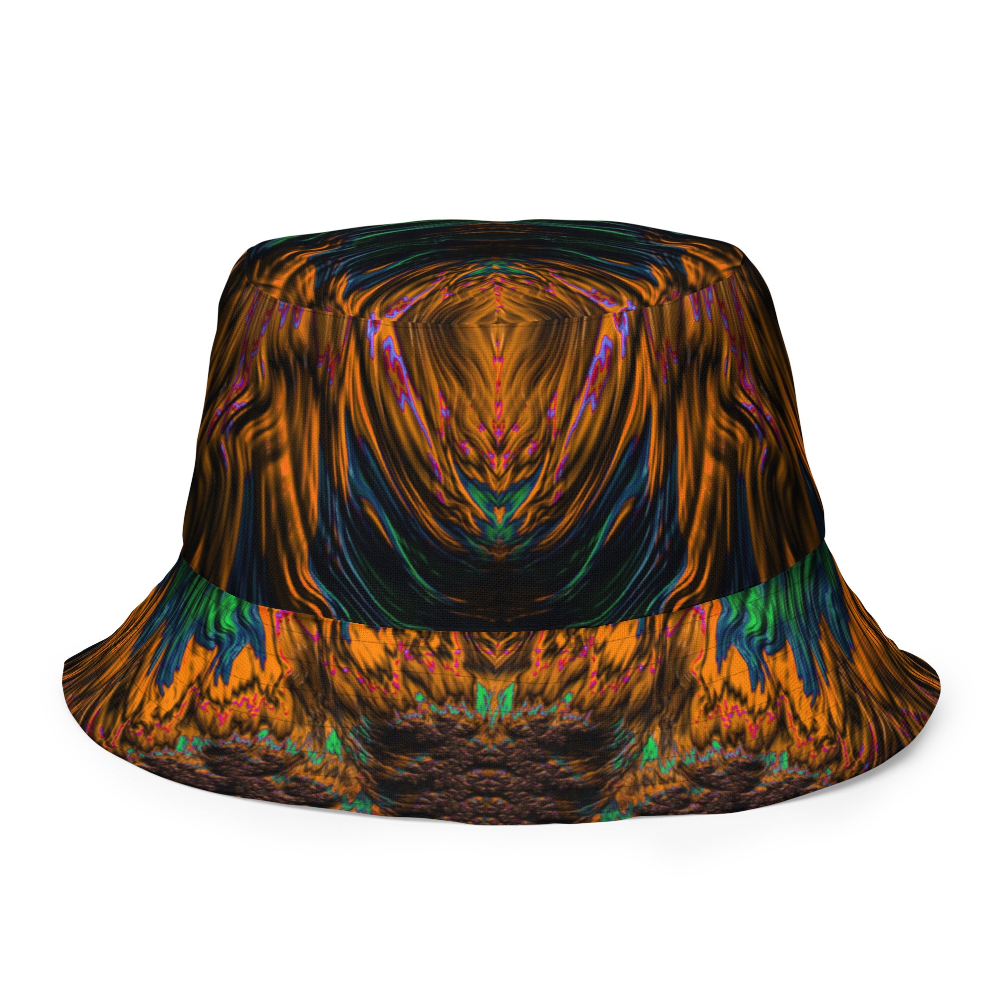 Unisex Psychedelic Mandarin Bucket Hat