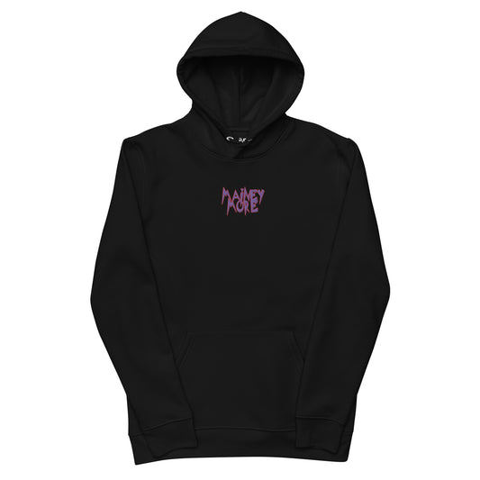 Unisex Mainey Hoodie / Black / Purple / Red Embroidery Hoodie